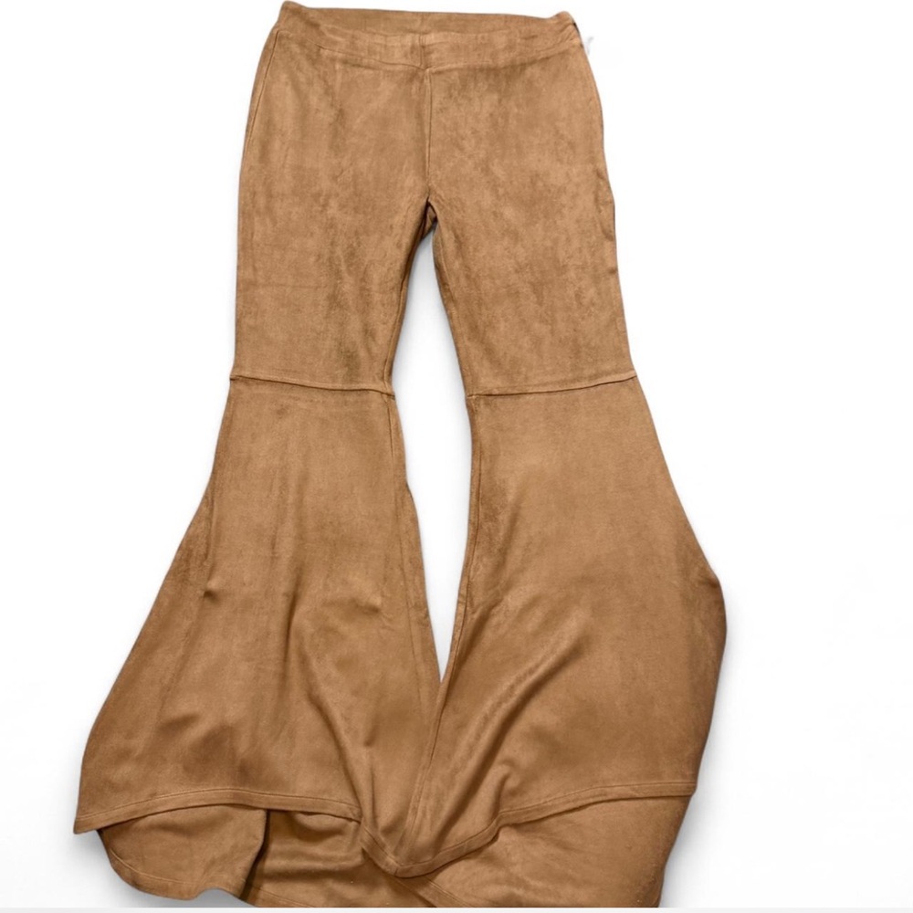 Luxurious Suede Bell Bottoms - Picture 2 of 16
